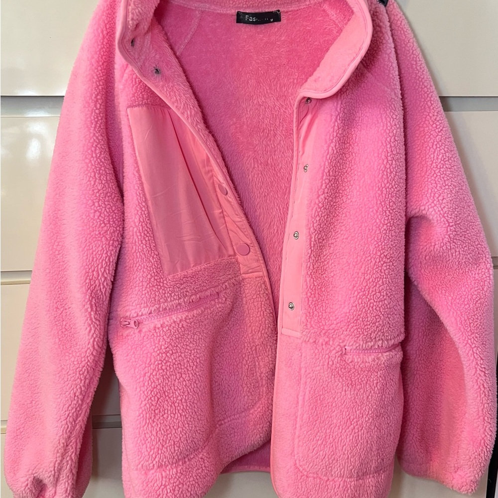 Pink Fleece Jacket